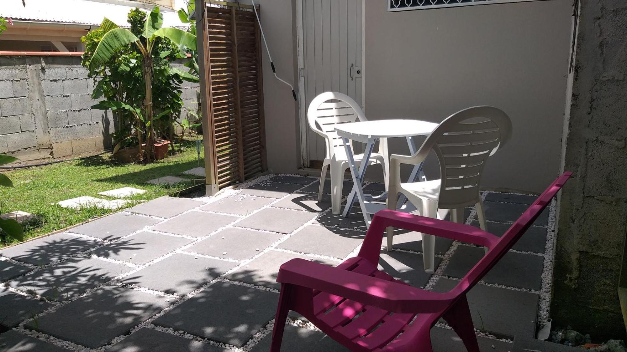 Agreable F2, Jardin, Garage, Fibre, Clim Ch Appartement Fort-de-France Buitenkant foto